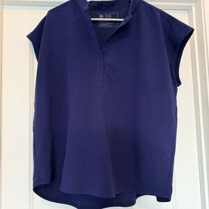 FIGS Women's Navy Rafaela scrub top